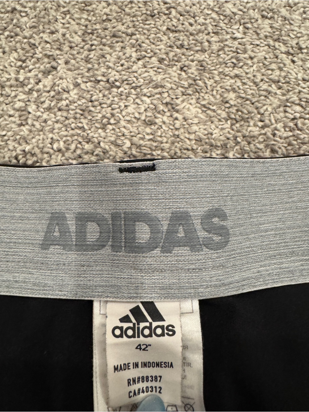 Adidas Golf Ultimate365 Black Flat Front Performance Shorts | Men’s Size 42 - Picture 2 of 3